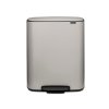 Kosz pedałowy BO 2x30L Soft Grey